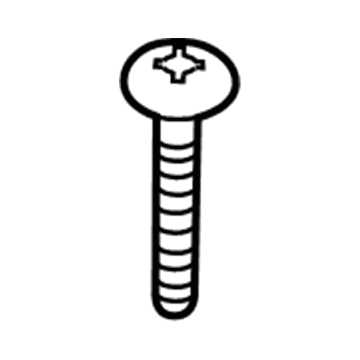 BMW 07147195762 Oval-Head Screw With Collar,Self-Tapping