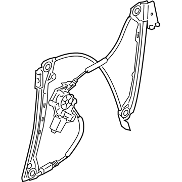 2007 BMW 328xi Window Regulator - 51337193456