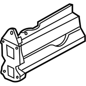 BMW 41117044645 Section Of Left Engine Support