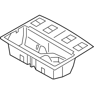 BMW 51477239020 Luggage Compartment Pan