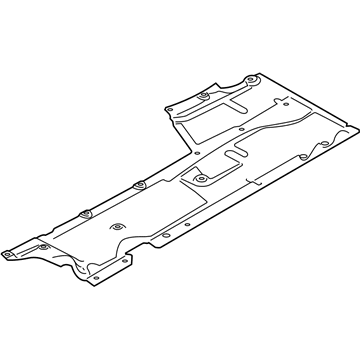 BMW 51758066011 Underbody Panelling, Side Left