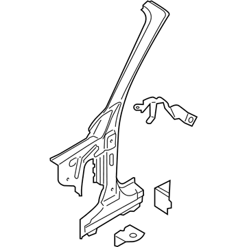 BMW 41217347313 Column A Exterior, Left