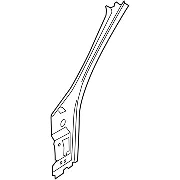 BMW 41217347005 LEFT INTERIOR COLUMN A