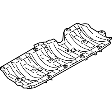 BMW Oil Pan Baffle - 11138487141