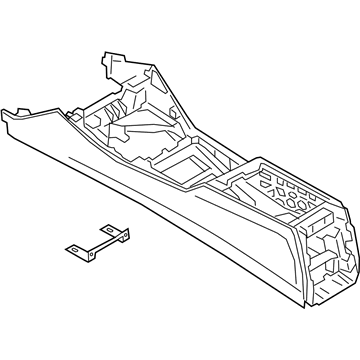 2020 BMW M340i xDrive Center Console Base - 51166996833