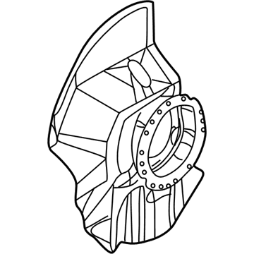 BMW Z4 Brake Backing Plate - 34116750130