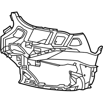 BMW 51117954216 BRACKET, FOG LAMP RIGHT