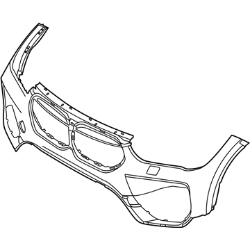 BMW 51119883249 TRIM PANEL, BUMPER, FRONT