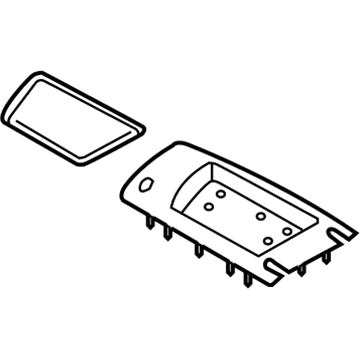 BMW 51163401961 Insert, Telephone, Centre Armrest Front