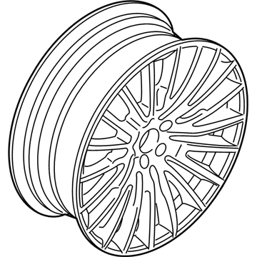 BMW 36116869014 Disc Wheel, Light Alloy, Liquid Black