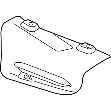 BMW 51487207269 Heat Insulation Bumper, Rear Left