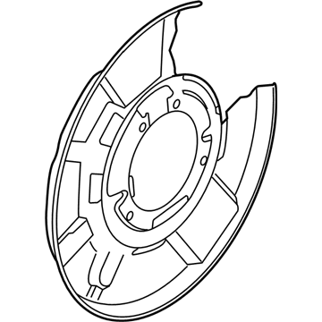 BMW X1 Brake Backing Plate - 34216787321