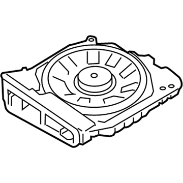 BMW 65139210152 Central Bass, Right