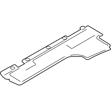 BMW 51757185033 Lateral Underbody Shield, Left