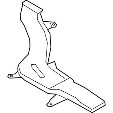 BMW 51477434329 AIR DUCT, REAR COMPARTMENT