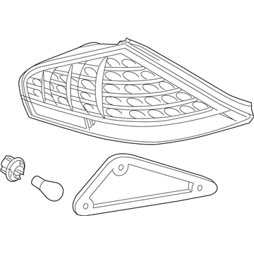 BMW 63217177070 Tail Light, Right