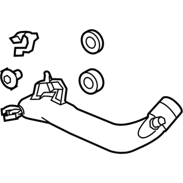 BMW 535xi Air Intake Coupling - 13717600002