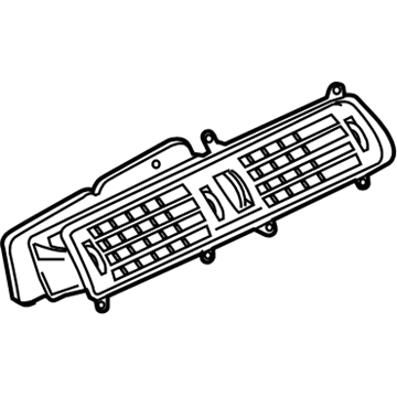 BMW 64229142584 Fresh Air Grille Center