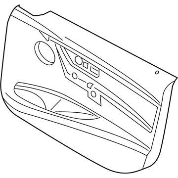 BMW 51417389494 Door Lining Vynil Right