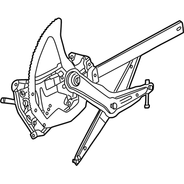 BMW 51338410554 Front Right Door Window Regulator