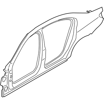 BMW 41007413124 Body-Side Frame Right