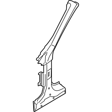 BMW 41217347315 Column A Exterior, Left