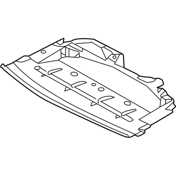 BMW 51718188806 Engine Compartment Screening, Front