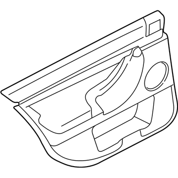 BMW 51428179252 Door Trim Panel, Rear, Right