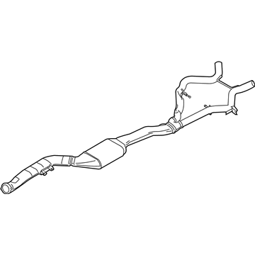 2011 BMW 335d Exhaust Pipe - 18308509750