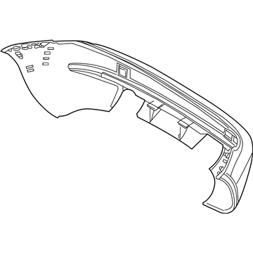 BMW 51120307543 Panel, Bumper, Primed, Rear