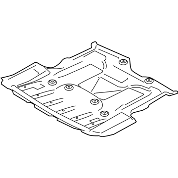 BMW 51757185113 Engine Compartment. Shield., Underride Prot.