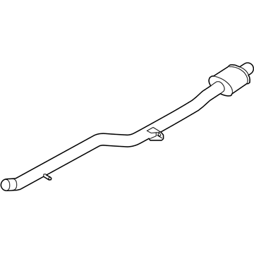 BMW X3 Exhaust Pipe - 18307646097