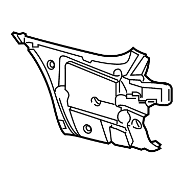 BMW 51128066722 Guide, Rear Right