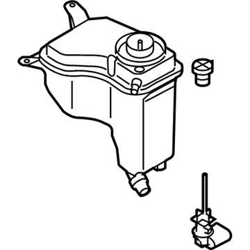 BMW 17138570079 Coolant Reservoir Overflow Expansion Tank