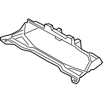 BMW 51747294627 Air Duct, Middle, Lower Section