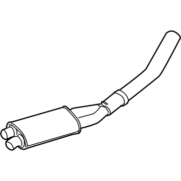 2010 BMW X5 Exhaust Pipe - 18107524769