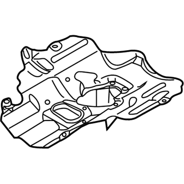 BMW Exhaust Heat Shield - 11657589092