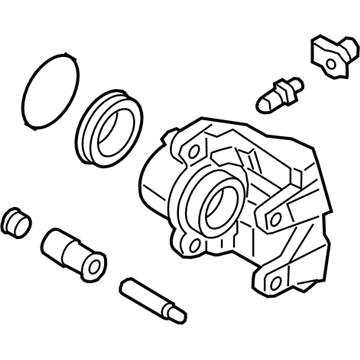 2018 BMW X4 Brake Caliper - 34106790922