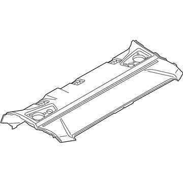 BMW 51468068544 REAR WINDOW SHELF IN ALCANTA