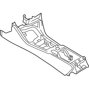 BMW 51168094321 CENTER CONSOLE, LEATHER