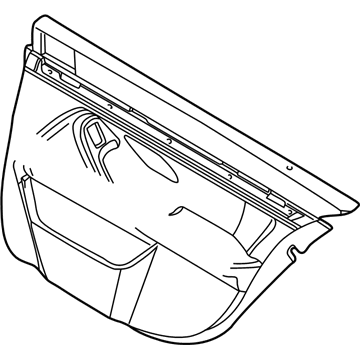 BMW 51428237841 Door Trim Panel, Rear, Left