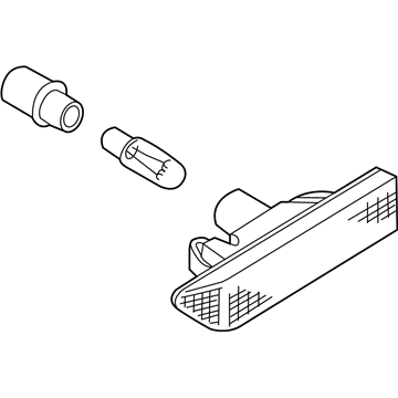 BMW 63137164490 Additional Turn Indicator Lamp, Right