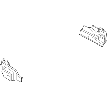BMW 51477903908 Panel Wheel Housing Part.Trunk Right