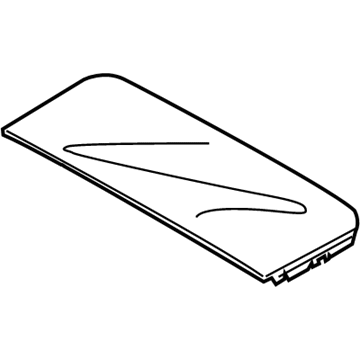 BMW 54137176308 Glass Cover, Rear