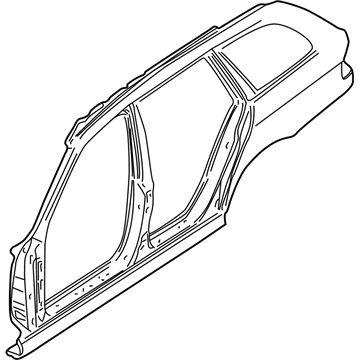 BMW 41008158002 Body-Side Frame Right