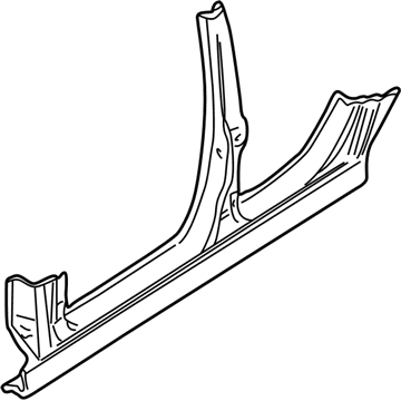 BMW 41008205622 Column B With Right Rocker Panel