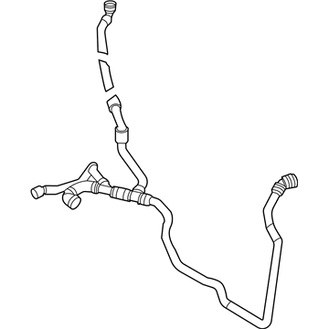 BMW 17128053467 HOSE CHARGE AIR COOLER