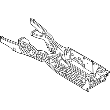 BMW 745i Center Console Base - 51167065988