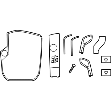 BMW 61319475059 Repair Kit, Trim, Central Co