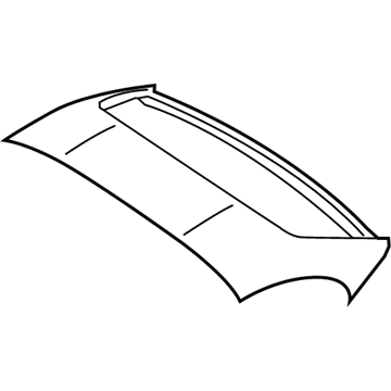 BMW 41007222078 Roof Shell, Rear